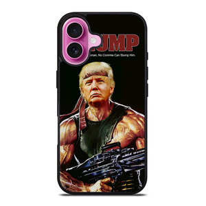 DONALD TRUMP RAMBO iPhone 16 Plus Case Cover