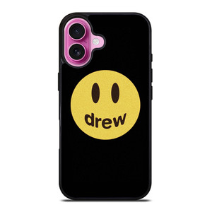 DREW SMILEY FACE LOGO 2 iPhone 16 Plus Case Cover