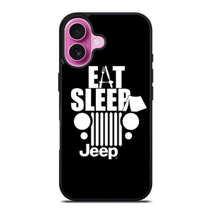 EAT SLEEP JEEP ART iPhone 16 Plus Case Cover EAT SLEEP JEEP ART iPhone 16 Plus Case Cover