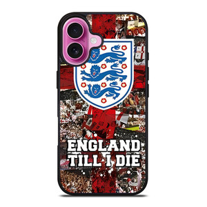 ENGLAND TILL I DIED THREE LIONS iPhone 16 Plus Case Cover