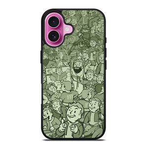 FALLOUT VAULT BOY ALL CHARACTER  iPhone 16 Plus Case Cover