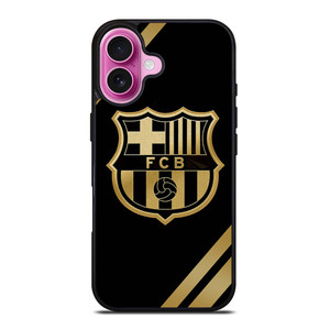 FC BARCELONA GOLD LOGO iPhone 16 Plus Case Cover