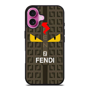 FENDI ROMA EYES LOGO iPhone 16 Plus Case Cover