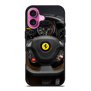 FERRARI STEERING WHEEL iPhone 16 Plus Case Cover