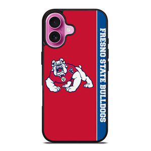 FRENO STATE BULLDOGS FOOTBALL LOGO iPhone 16 Plus Case Cover