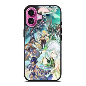 GENSHIN IMPACT MOBILE GAME CHARACTERS iPhone 16 Plus Case Cover