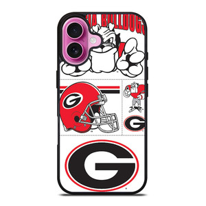 GEORGIA BULLDOGS STICKER COLLECTION iPhone 16 Plus Case Cover GEORGIA BULLDOGS STICKER COLLECTION iPhone 16 Plus Case Cover
