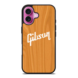 GIBSON GUITAR WOODEN LOGO 2 iPhone 16 Plus Case Cover