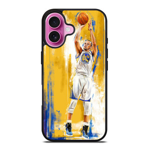GOLDEN STATE STEPHEN CURRY YELLOW BASKET iPhone 16 Plus Case Cover
