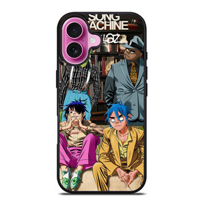 GORILLAZ BAND CARTOON iPhone 16 Plus Case Cover GORILLAZ BAND CARTOON iPhone 16 Plus Case Cover