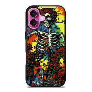 GRATEFUL DEAD SKULL AND ROSE NEW iPhone 16 Plus Case Cover