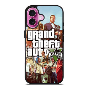 GTA 5 GRAND THEFT AUTO GAME iPhone 16 Plus Case Cover