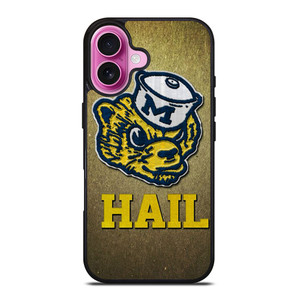 HAIL MICHIGAN WOLVERINES ICON iPhone 16 Plus Case Cover