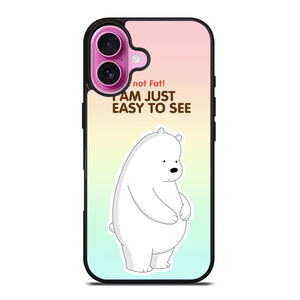 ICE BEAR WE BARE BEARS CARTOON iPhone 16 Plus Case Cover