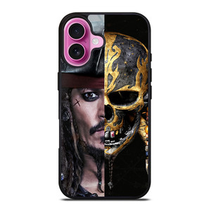 JACK SPARROW PIRATES OF THE CARIBBEAN SKULL iPhone 16 Plus Case Cover