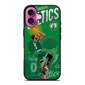 JAYSON TATUM SHOOT BOSTON CELTICS iPhone 16 Plus Case Cover