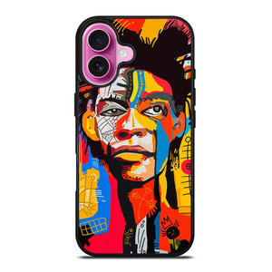JEAN MICHEL BASQUIAT PORTRAIT iPhone 16 Plus Case Cover