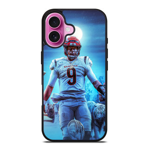 JOE BURROW CINCINNATI BENGALS TIGER iPhone 16 Plus Case Cover JOE BURROW CINCINNATI BENGALS TIGER iPhone 16 Plus Case Cover