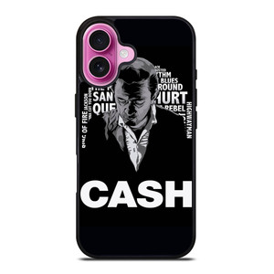 JOHNNY CASH MIDDLE CLIPART iPhone 16 Plus Case Cover
