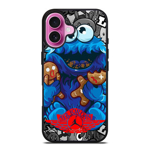 JORDAN AIR COOKIE MONSTER iPhone 16 Plus Case Cover