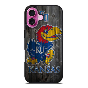 KANSAS JAYHAWKS WOODEN LOGO iPhone 16 Plus Case Cover KANSAS JAYHAWKS WOODEN LOGO iPhone 16 Plus Case Cover