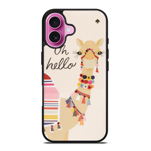 KATE SPADE CAMEL OH HELLO iPhone 16 Plus Case Cover KATE SPADE CAMEL OH HELLO iPhone 16 Plus Case Cover