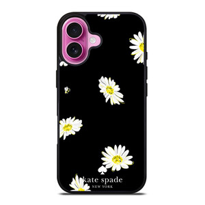 KATE SPADE FLOWER IN BLACK iPhone 16 Plus Case Cover