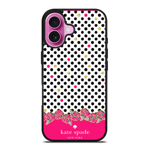 KATE SPADE FLOWER POLKADOT iPhone 16 Plus Case Cover