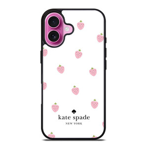 KATE SPADE NEW YORK PINK STRAWBERRY iPhone 16 Plus Case Cover