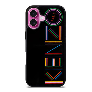 KENZO PARIS COLORFUL LOGO iPhone 16 Plus Case Cover KENZO PARIS COLORFUL LOGO iPhone 16 Plus Case Cover