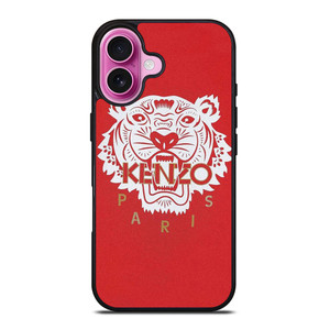 KENZO PARIS TIGER RED iPhone 16 Plus Case Cover