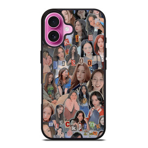KIM JISOO BLACKPINK CUTE COLLAGE iPhone 16 Plus Case Cover