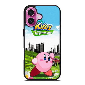 KIRBY AND THE FORGOTTEN LAND GAMES iPhone 16 Plus Case Cover
