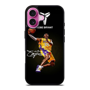 KOBE BRYANT LA LAKERS SIGNATURE iPhone 16 Plus Case Cover KOBE BRYANT LA LAKERS SIGNATURE iPhone 16 Plus Case Cover