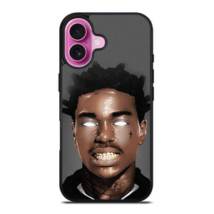 KODAK BLACK RAPPER CARTOON 2 iPhone 16 Plus Case Cover