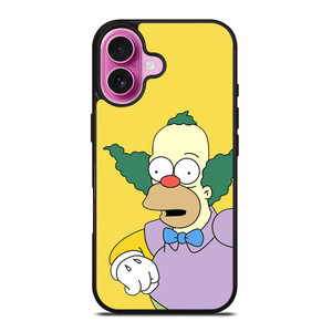 KRUSTY THE CLOWN CARTOON iPhone 16 Plus Case Cover KRUSTY THE CLOWN CARTOON iPhone 16 Plus Case Cover