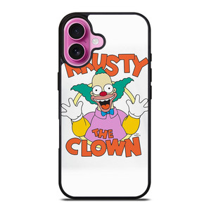 KRUSTY THE CLOWN THE SIMPSONS iPhone 16 Plus Case Cover KRUSTY THE CLOWN THE SIMPSONS iPhone 16 Plus Case Cover