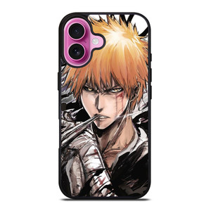 KUROSAKI ICHIGO BLEACH ART iPhone 16 Plus Case Cover