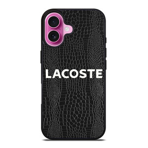 LACOSTE CROCODILE SKIN iPhone 16 Plus Case Cover LACOSTE CROCODILE SKIN iPhone 16 Plus Case Cover