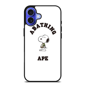 A BATHING APE BAPE SNOOPY iPhone 16 Case Cover