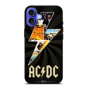 ACDC BAND LOGO iPhone 16 Case Cover ACDC BAND LOGO iPhone 16 Case Cover