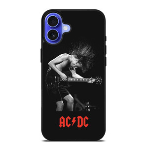 ACDC ROCK BAND LOGO iPhone 16 Case Cover ACDC ROCK BAND LOGO iPhone 16 Case Cover