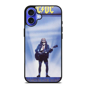 ACDC WHO MADE WHO ALBUM COVER iPhone 16 Case Cover ACDC WHO MADE WHO ALBUM COVER iPhone 16 Case Cover