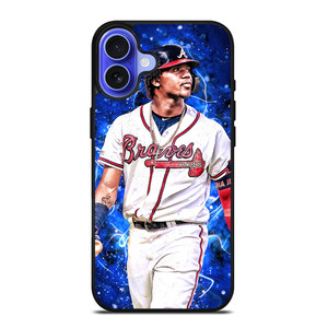 ACUNA JR ATLANTA BRAVES ART MLB iPhone 16 Case Cover ACUNA JR ATLANTA BRAVES ART MLB iPhone 16 Case Cover
