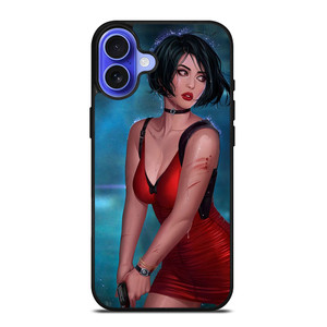 ADA WONG RESIDENT EVIL GAMES 2 iPhone 16 Case Cover ADA WONG RESIDENT EVIL GAMES 2 iPhone 16 Case Cover