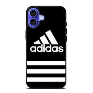 ADIDAS HORIZONTAL STRIPE LOGO iPhone 16 Case Cover ADIDAS HORIZONTAL STRIPE LOGO iPhone 16 Case Cover