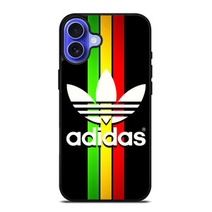 ADIDAS REGGAE STRIPE iPhone 16 Case Cover ADIDAS REGGAE STRIPE iPhone 16 Case Cover