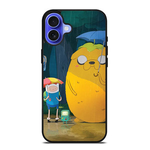 ADVENTURE TIME MY NEIGHBOUR TOTORO iPhone 16 Case Cover ADVENTURE TIME MY NEIGHBOUR TOTORO iPhone 16 Case Cover