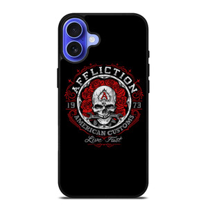 AFFLICTION AMERICAN CUSTOM iPhone 16 Case Cover AFFLICTION AMERICAN CUSTOM iPhone 16 Case Cover