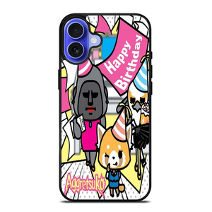 AGGRETSUKO BIRTHDAY PARTY iPhone 16 Case Cover AGGRETSUKO BIRTHDAY PARTY iPhone 16 Case Cover